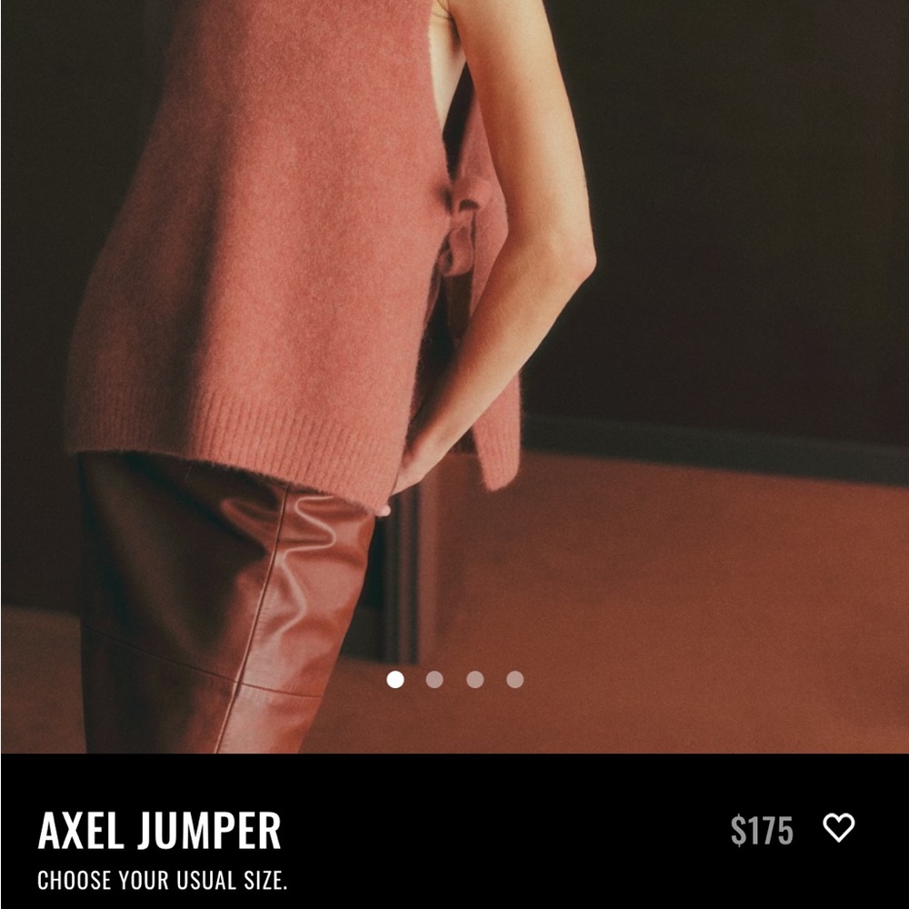 Sezane Axel Sleeveless Jumper - Rose Brown